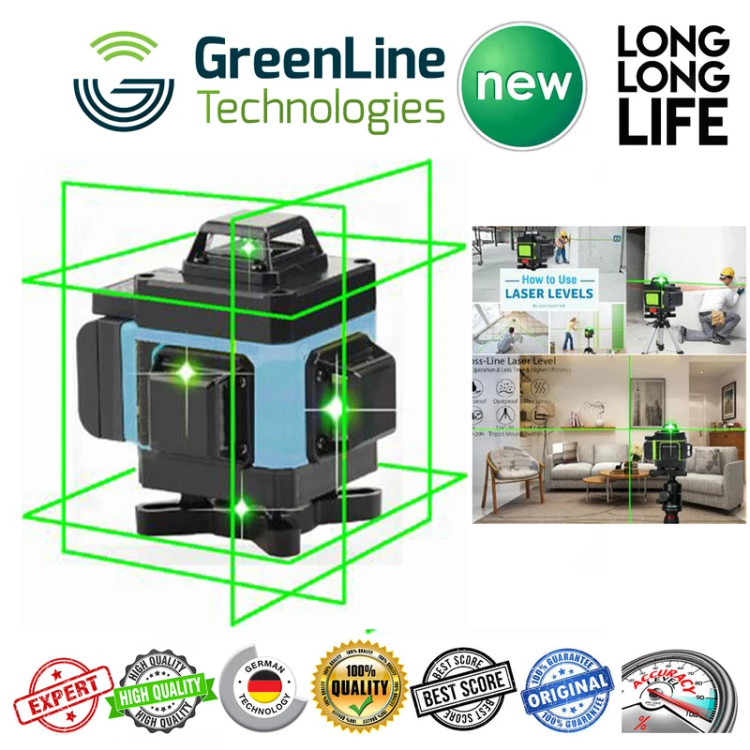 تراز لیزری ماکیتا مدل نور سبز 16 لاین